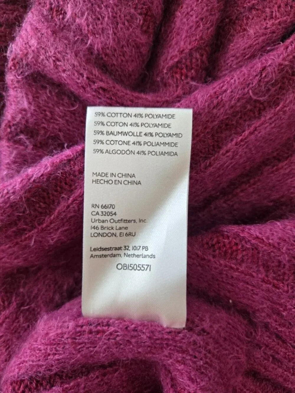 FREE PEOPLE Big City Women’s Small Mulberry Oversized Turtleneck Sweater NWT